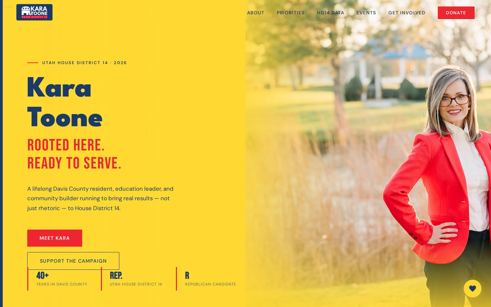 Utah State House campaign — full campaign infrastructure